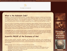 Tablet Screenshot of kabbalahcode.com
